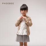 Phoebee 100% Wool Clothes/Clothing Knitting Girls Sweater Cardigan