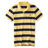 2016 Top Quality Men's Cotton Striped Polo Shirt