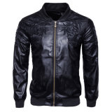 Men's Leather Jacket Fashion Leather Jacket for Man PU Leather Jacket Man with Zip