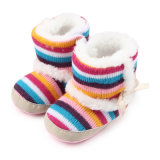 Heap New Winter Warm Fleece Snow Boots Handmade Baby Knitted Booties