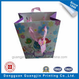 Custom New Design Paper Gift Packaging Bag with Cute Gift Tag