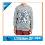Light Gray Mens Latest Design Pullover Sweatshirt Without Hood