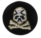Handmade Embroidery Patch for Jacket with Golden Wire
