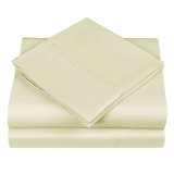 300t Bamboo Custom Size Plain Dyed Super Soft Bedding Set
