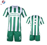 Good Sell Cheap Price 100% Polyester Short Sleeves Soccer Jersey Football Shirt Uniform Set