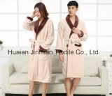Professional, Hot Sell in Europe Unsex More Softer and Warmer Coral Fleece Bathrobe