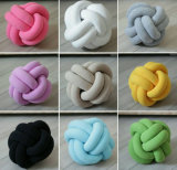 Handicrafted Knot Pillow, Bedroom Decoration Knot Cushion, Decorative Pillow