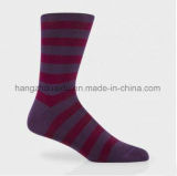 200n Fashion in Stripes Dress Combed Cotton Sock