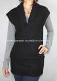 Ladies Knitted Short Sleeve Pullover Sweater for Casual (12AW-168)