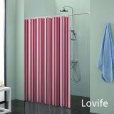 Shower Curtain Bathroom Waterproof Curtain (JG-216)