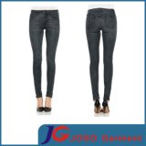 Women Black Curve Summer Denim Skinny Jeans (JC1185)