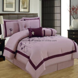 Lovely Flowers Embroidery for Girls/Adults 100% Soft Microfiber Bedding Set