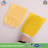 Disposable Non-Woven Single Yellow Bath Glove