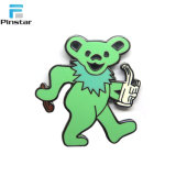 Colorful Metal Enamel Dancing Bear Pin Badge Manufacturer