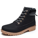 Waterproof Fashion Boots for Men Women, Work Boots Winter Boots Leather Boots