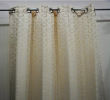 Fabric Dyed Polyester Yellow Curtain Fabric 300cm