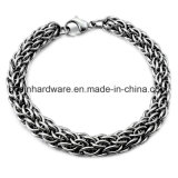 8mm Silver Handmade Stainless Steel Chainmail Bracelet