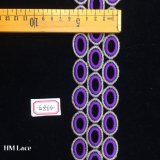 5.5cm Trimming Lace Murah Purple Circle Lace Robe Supplier Wholesale Hme864