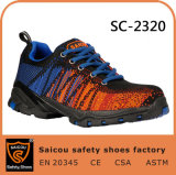 Saicou No Lace Work Boots Engineering Working and Black Steel Safety Shoes Sc-2320