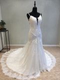 Spaghetti Mermaid Lace Bridal Gown Wedding Dress