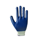 Oil and Gas Glove/Smooth Nitrile Safety Glove/Nitrile Coated Hand Work Gloves