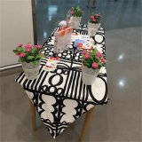 Eco-Friendly 100% Polyester Waterproof Custom Modern Simple Tablecloth