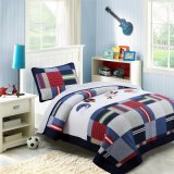 Pure Cotton Polyester Quilted Ultrasonic Bedspread Used as Quilt