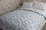 Blue and White Floral Cool Summer Quilt