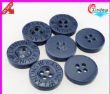 Plastic Resin Letter Buttons Factory Garment Accessories