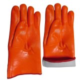 Gauntlet Hi-Viz Orange PVC Dipped Railway Safety Working Glove