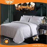 Modern Design Luxury 5star Hotel Cotton White Stripe Bedding Set