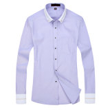 Cotton Latest Design White Business Long Sleeve Mens Dress Shirts