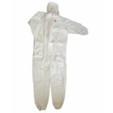 Safety Industrial White Disposable PP Work Coverall