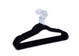 Achino Wholesale Black Velvet Baby Clothes Hangers Trouser Bar