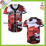 Dreamfox Fashion Design Sportswear 100% Polyester Sublimation Unisex Baseball Jersey