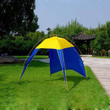 Beach Coated Fabric Glass Tube Convenient Carry Blue/Red Tent