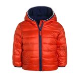 Orange Color Fleece Duck Down Jacket for Men Outdoor Sports