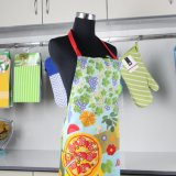 Cotton Twill Fabric Woman Design Kitchen Apron for Cooking