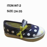 Latest Design Children Canvas Shoes Dance Shoes (WT-2)