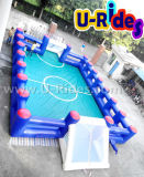 Hot Sale Inflatable Soap Football Field Soccer Arena Football Pitch For Event