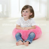 Round Plush Fabric Pink Baby Pillow with PP Cotton Filling