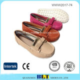 Assorted Colour Silp on Loafer China Women Leather Shoes