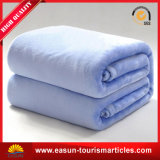Long Fur Warm Blue Flannel Blanket