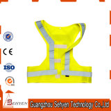 Yellow Reflective Safety Running Vest for Road Safety Protection