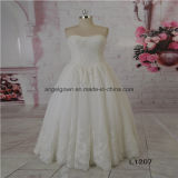 Srrapless A Line Lace Bridal Wedding Dress