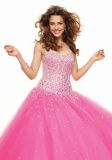 Best Selling Beaded Tulle A-Line Evening Dress (ED3033)