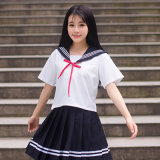 Japanese School Sailor Uniform Fashion Navy Sailor School Uniforms for Cosplay Girls Suit