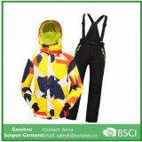 Children Ski Jacket+Pants Skiing Camping Riding Clothing
