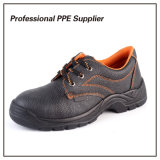 PU Injection Low Cut Cheap Leather Safety Shoe