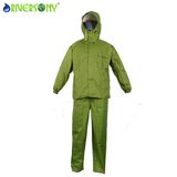 Waterproof Breathable 190t Nylon/PU Rainsuit